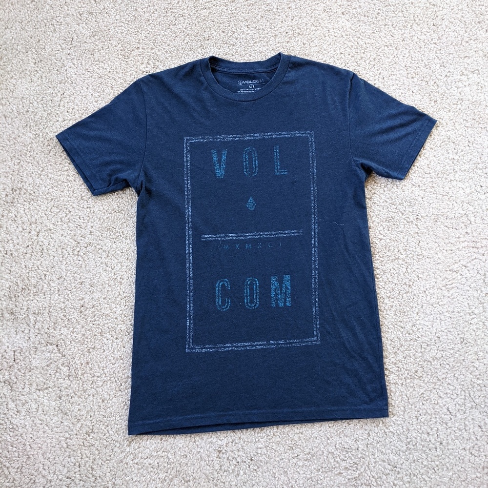 Volcom Short Sleeve T-Shirt Men's Small Blue
